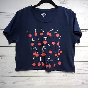 J Crew cherry crop top 🍒